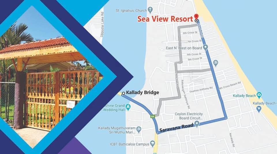 Sea View Resort Kallady Extérieur photo